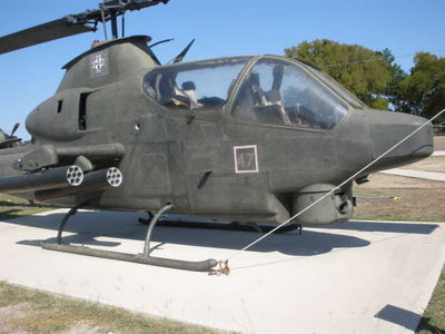 Blue Max
Bob Kelly Photo

This fall my son Stephen and I drove to Fort Hood and visited the 1st Cavalry Division Museum. Anyone in the area should stop and see it. There are many vehicles: tanks, quad 50â€™s, etc., in addition to the aircraft in these photos.

