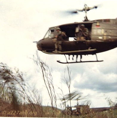 SSgt Horne Riding the Skids
Doc McBride Photo

From Bob Witt. "Doc Mcbride, Mike Sprayberry's medic at LZ Tiger, took these pictures on his return trip to Vietnam. He returned the A Shau to look for his unit's MIA's lost at Tiger. Doc fortunately survived serious wounds received on the road below Tiger on April 25, 1968. Mike Sprayberry received the MOH for going out that night to rescue Doc & the rest of his patrol. Their unit was on board for the first Combat Assault's into LZ Tiger."
