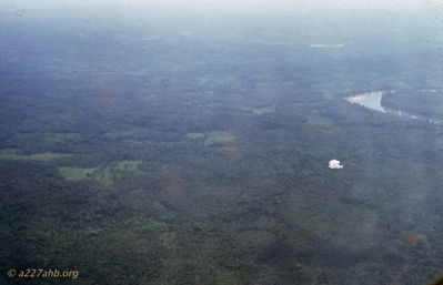 Near Cambodian border west of Pleiku
John Keller Photo

WP marking round near the Cambodian border, west of Pleiku, November 1966
