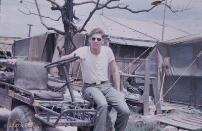 WO1 John Keller on a MULE
John Keller Photo

WO1 John Keller on a MULE, August 1966, behind the 1st Flight Platoon tent
