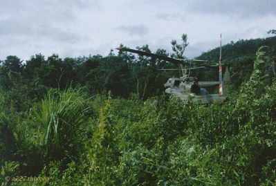 PZ west of the Golf Course
John Keller Photo

2 ship pickup zone west of Golf Course, October 1966.
