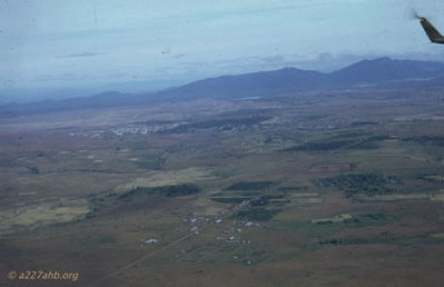 Looking west to Pleiku
John Keller Photo

December 1966
