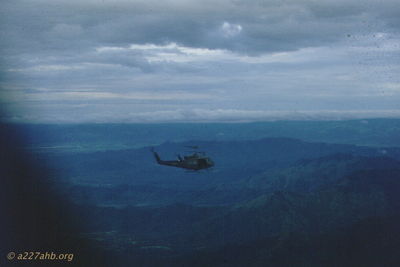 Early AM Flight
John Keller Photo

Early AM Flight from the Golf Course to Bong Song, September 1966.
