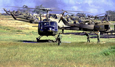 A/227 Aircraft #671 at An Khe
Photo by Marvin Wolf, PIO photographer, 1CAV

