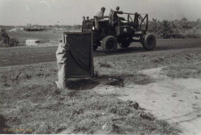 Camp Radcliffe, April 1967
John Keller Photo

The Golf Course at Camp Radcliffe, April 1967. "Pee Here!"
