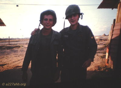 Spady and Keller
Robert Keller Photo

A/227 Company Area
An Khe 1965 - 1966
