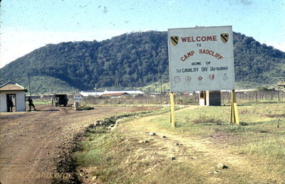 Gate to Camp Radcliffe
Photo from internet website
