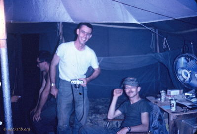 Steve Young (standing) and Lou Price (Seated)
Bert Williams Photo
Camp Evans AO
