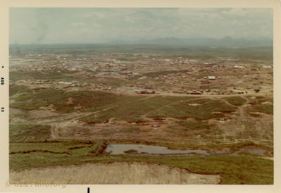 Home of the 1st Cavalry Division, August 1968
Jay Dirnberger Photo

View looking over Camp Evans to the West
