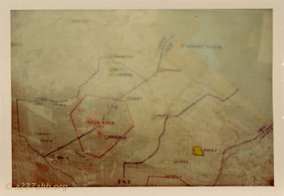 Operations map from Evans
Jay Dirnberger Photo
