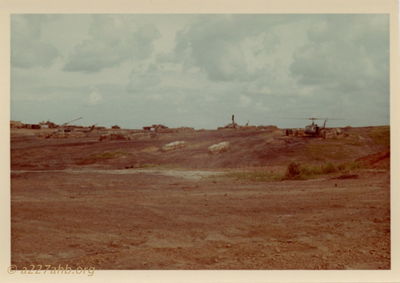 Company Flight Line
Jay Dirnberger Photo

A/227 Flight Line at Camp Evans - spring of 1968

