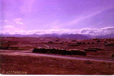 Evans Flight Line
Howard Burbank Photo

A/227 Company Flight Line - summer of 1968
