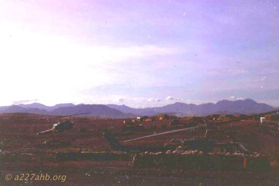 Landing in revetment
Howard Burbank Photo

