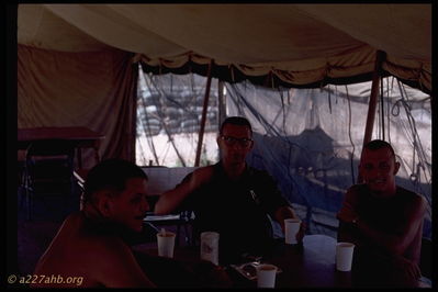 1st Sgt in center
Jim Brodie Photo

Camp Evans 1968
