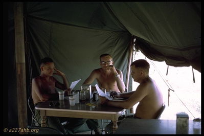 Sgt Cramer on right
Jim Brodie Photo

Camp Evans 1968

