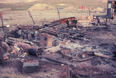 Weapons burned up
Bob Kelly Photo
