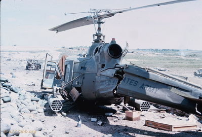 Blasted Huey - D/227
Bob Kelly Photo
