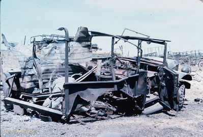 Destroyed Truck
Bob Kelly Photo
