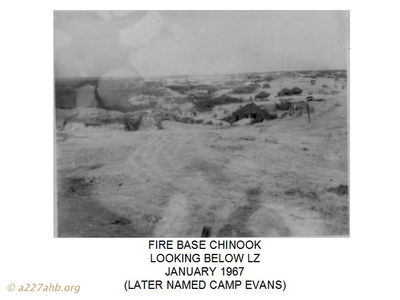 Fire Base Chinook 
Bob Mauney Photo
