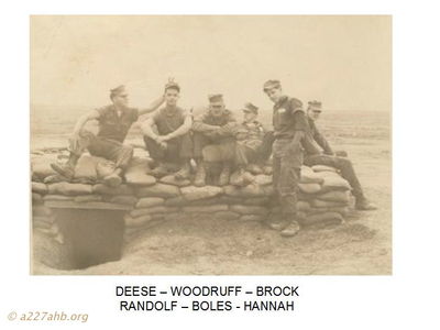 Group Photo on Bunker at FB Chinook
Bob Mauney Photo
