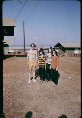 Camp Holloway
Chris Towne Photo

Bill Ainsley with Houch Maids

