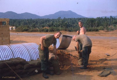 CWO Sullivan (Div HQ) on the right 
Cliff Richard Photo
