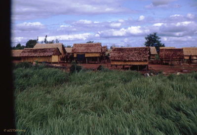 Montagnard Village SW of Plieku 
Cliff Richard Photo
