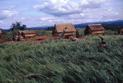 Montagnard Village SW of Plieku 
Cliff Richard Photo
