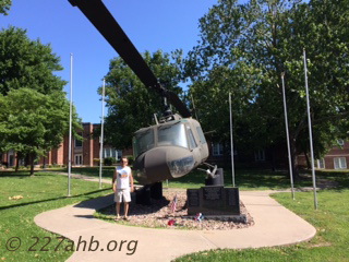 Memorial for MAJ William Adams in Lexington, MO, Vietnam Memorial at the  Wentworth Military Academy
Dennis Howell Photo

