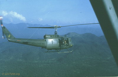  Huey in formation near Phan Thiet 
JP Edwards Photo

