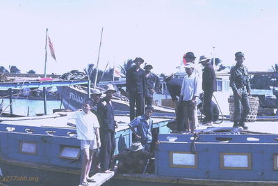  Phan Thiet fishermen; note soldier again '67 
JP Edwards Photo
