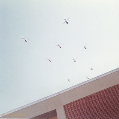 Part four Student Fly By
William Kelly Photo (Bob's father)

May 1967


