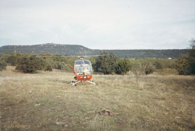 TH-55 in Confined Area
Ernie Kramer Photo

Do you remember the Mesa's out West like the one in the backgound.
