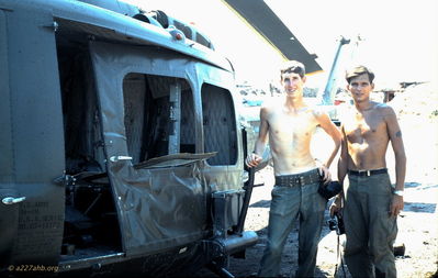 Page and Weeks - Camp Evans Ammo Dump Explosion
Jerry Westenskow Photo
