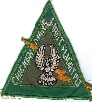 Chickenman's First Flight Patch
Jim Shook Photo
