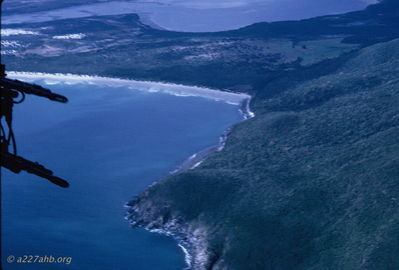 Coastline on way North to LZ English
Bob Kelly Photo

Still pushiing North. XM-60 kit (D-227). Should have all mini's by now.
