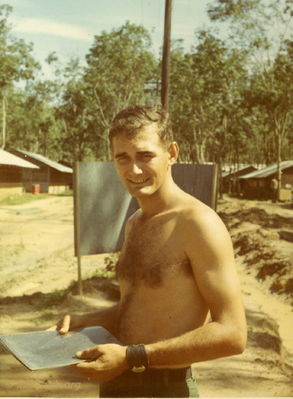Unknown in Company Area
Mike Scovel Photo

Lai Khe 1969

