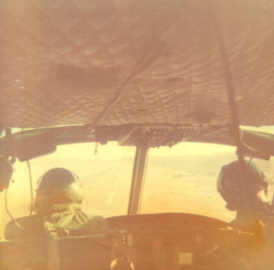 Taking off the Active at Lai Khe
Randy Hankins Photo

Mr. Hirschi left seat
Mr. Streetman right seat
Lai Khe, 1968 - 1970
