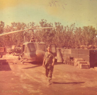 "Lightnin"
Randy Hankins Photo

"Lightnin" - I went through AIT with him. His aircraft was named "Pure Hell"
Lai Khe, 1968 - 1970
