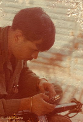 Gene Ramirez
Randy Hankins Photo

Eugene Ramirez (Sgt). Ex "Big-Red-One" 1st Inf DIV
Lai Khe, 1968 - 1970

