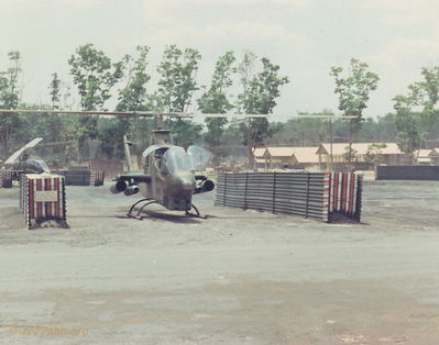 Cobra Gunship of D/227
Bill Flora Photo

Call sign "El Lobo"

