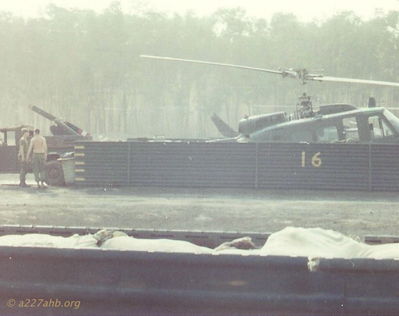 A/227 "Slick" in revetment
Bill Flora Photo

Lai Khe
