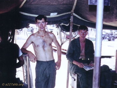 Guys in tent
Bill Flora Photo

Lai Khe
