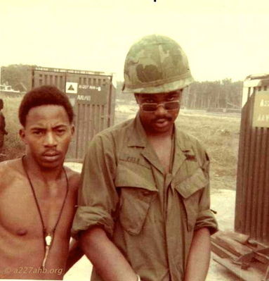 Faison & Polk
David Priest Photo

Lai Khe 1969
Can anyone help with first names or home towns?
Please send that information to the web site or contact David Priest or Joe Leonard by email.


