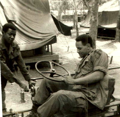 Wisdom (Last name only)
David Priest Photo

Lai Khe 1969
Can anyone help with first names or home towns?
Please send that information to the web site or contact David Priest or Joe Leonard by email.

