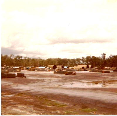 Lai Khe Maintenance Tents.
Dwayne Guidry Photo

Lai Khe 1970 - 1971
