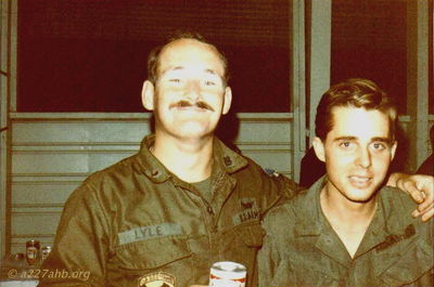 WO Joseph Lyle on left - 1970
Ted Grossman Photo
