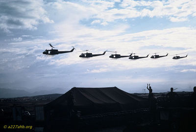 A/227 Flyby
Larry Hirschi Photo
AKA "ChickenMan 109"
Camp Evans
