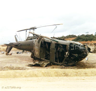 Hoyte Crash
Rickey McKay photo

 One of the shots I took of my A/C after Mr. Hoyt crashed one night. 
D/227
