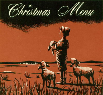 XMAS Menu
Rickey McKay photo

 Cover to Chrisstmas Card/menu from commander Allen (1967) 
